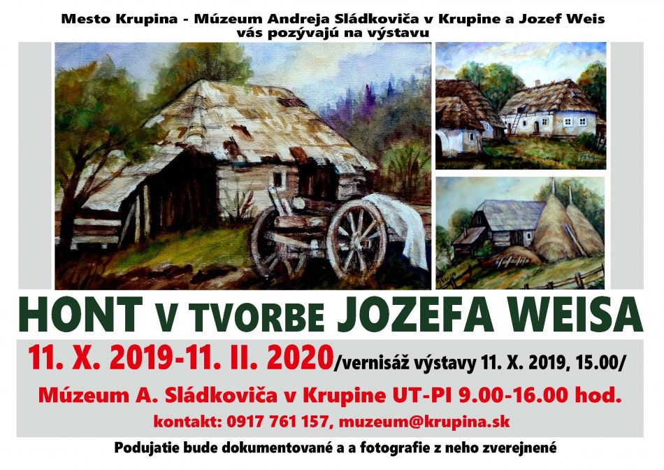 Hont v tvorbe Jozefa Weisa