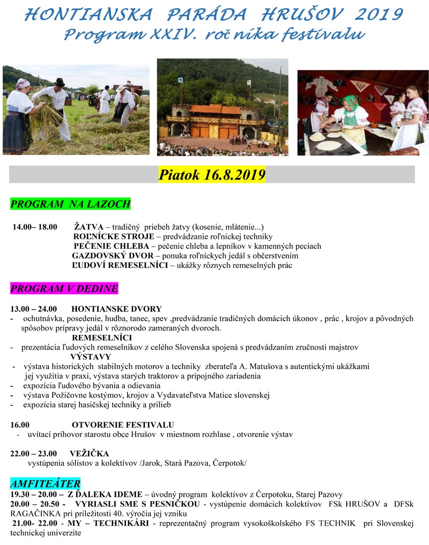 Hontianska paráda 2019