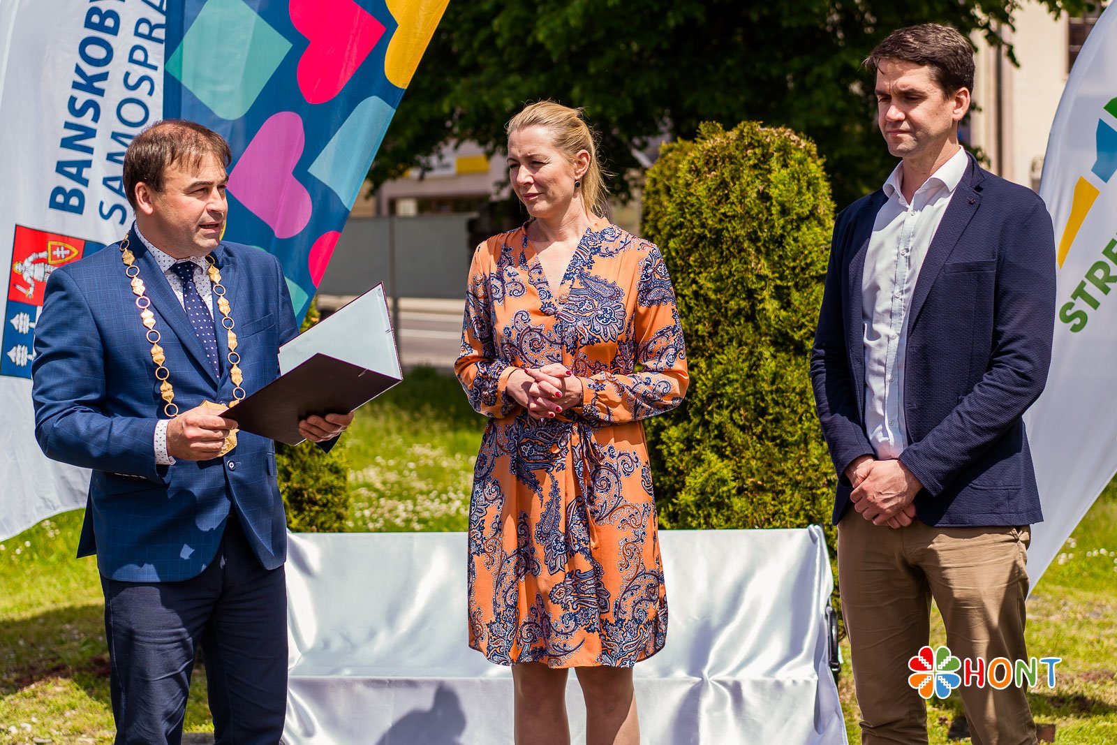 Odhalenie lavičky Andreja Sládkoviča a spoznávacieho okruhu 