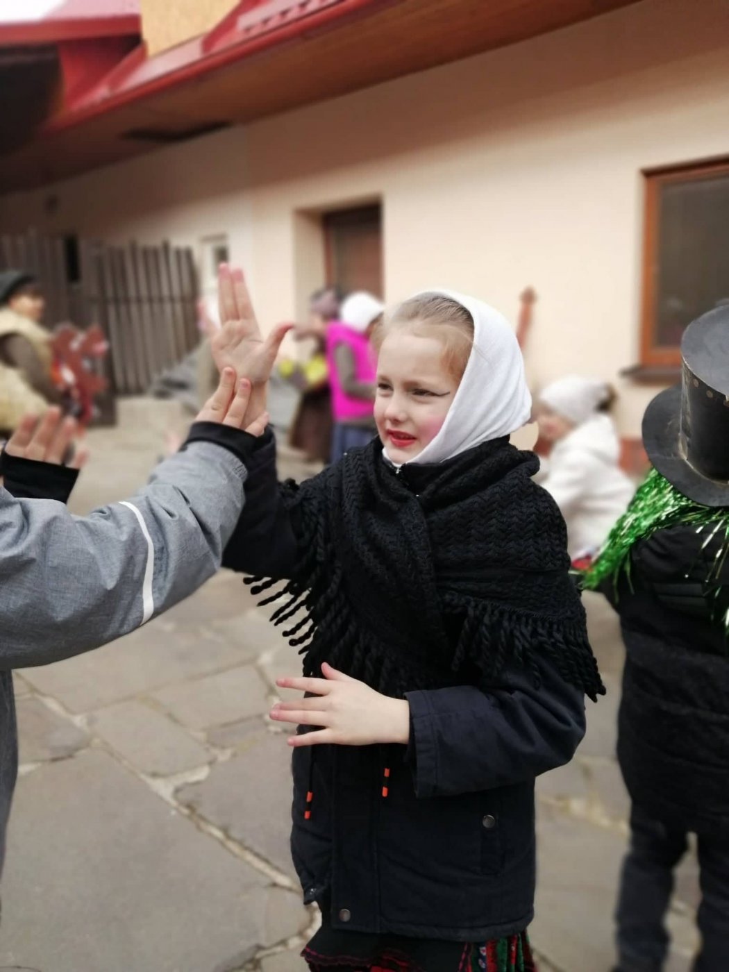 Fašiangový sprievod detí zo ZŠ Litava